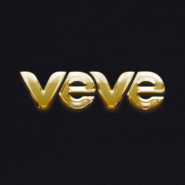 VeVe Golden Moments - Gold Veve Logo by VeVe T-Shirts